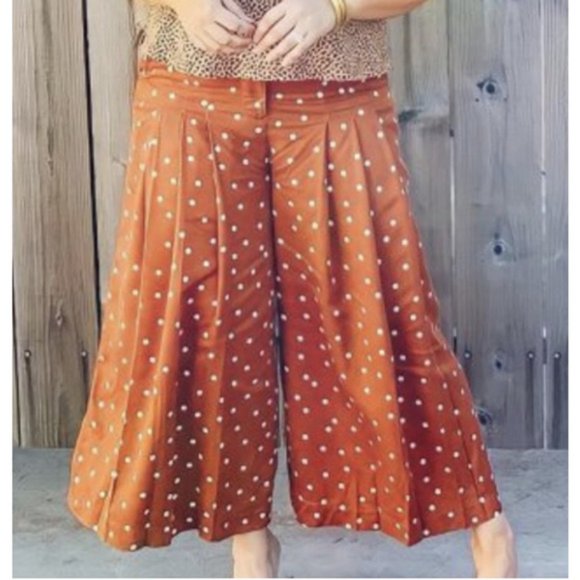 Stylish Brown Polka Dot Pants - Picture 5 of 15